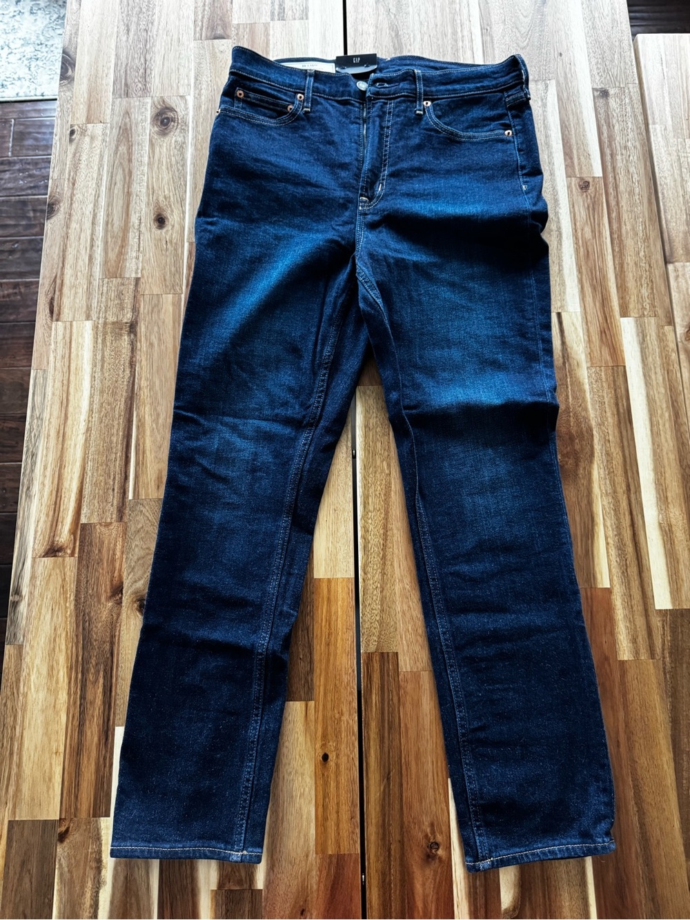 GAP Vintage Slim High-Rise Jeans | Dark Wash | Size 30 / 10 Short